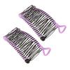 2pcs Banana Hair Clips Fashionable Stretchy Vintage Clincher Comb Tool for Women Thick Wavy Curly Hair