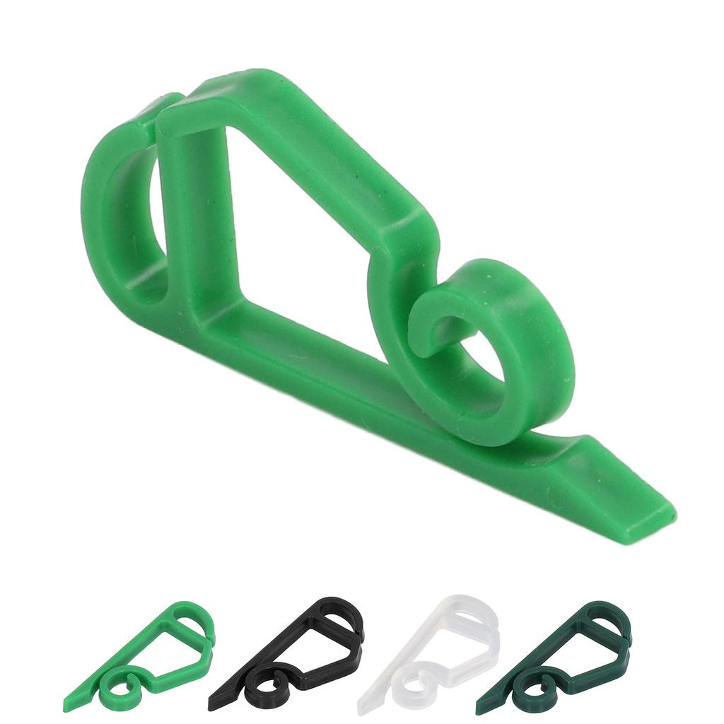 100 Stück Weihnachtslichter Rinnenklemmen Wiederverwendbare Wasserdichte Frostfeste Kunststoff Rinnenklemmen Lichterkette