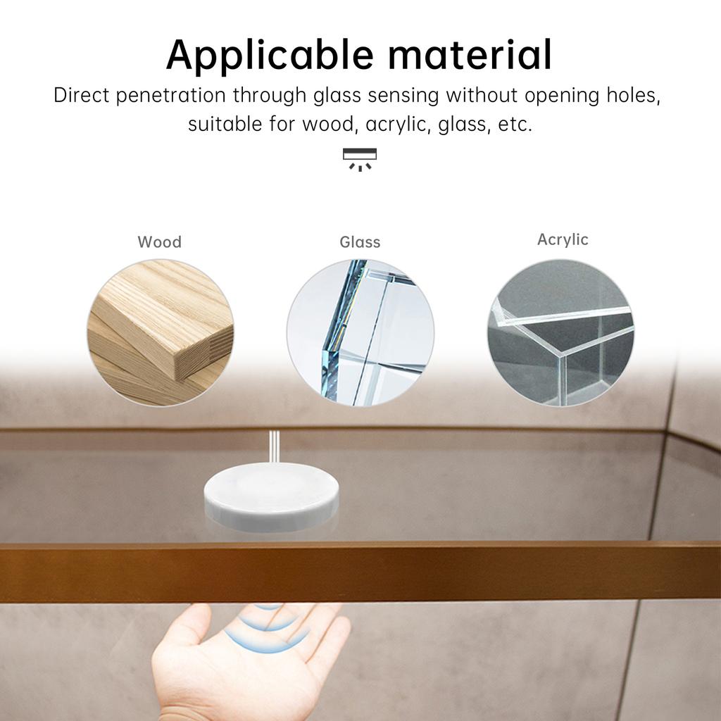 6 Pcs Dimmable LED Dar Light for Wood Slat Wall Panel In Parallel with Touch Sensor Switch for Wall Decor (2*30cm +2*40cm+2*50cm)