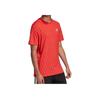 adidas Originals Mono Allover Print Logo Graphic Crew Neck T-Shirt Men Tops Orange FM3426