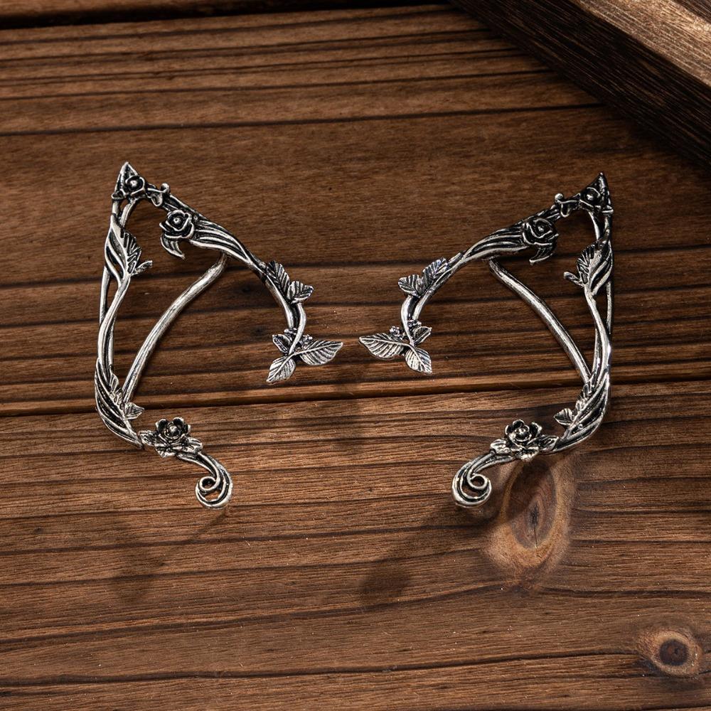 1Pair Goth Fairy Elf Ear Ear Studs Exquisite Ear Jewelry Trendy Women Earrings