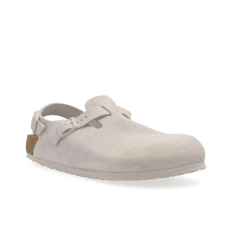 Birkenstock Tokio Unisex Comfort Trendy Casual Wearproof Anti-slip Closed Toe Clogs White 1029198 44