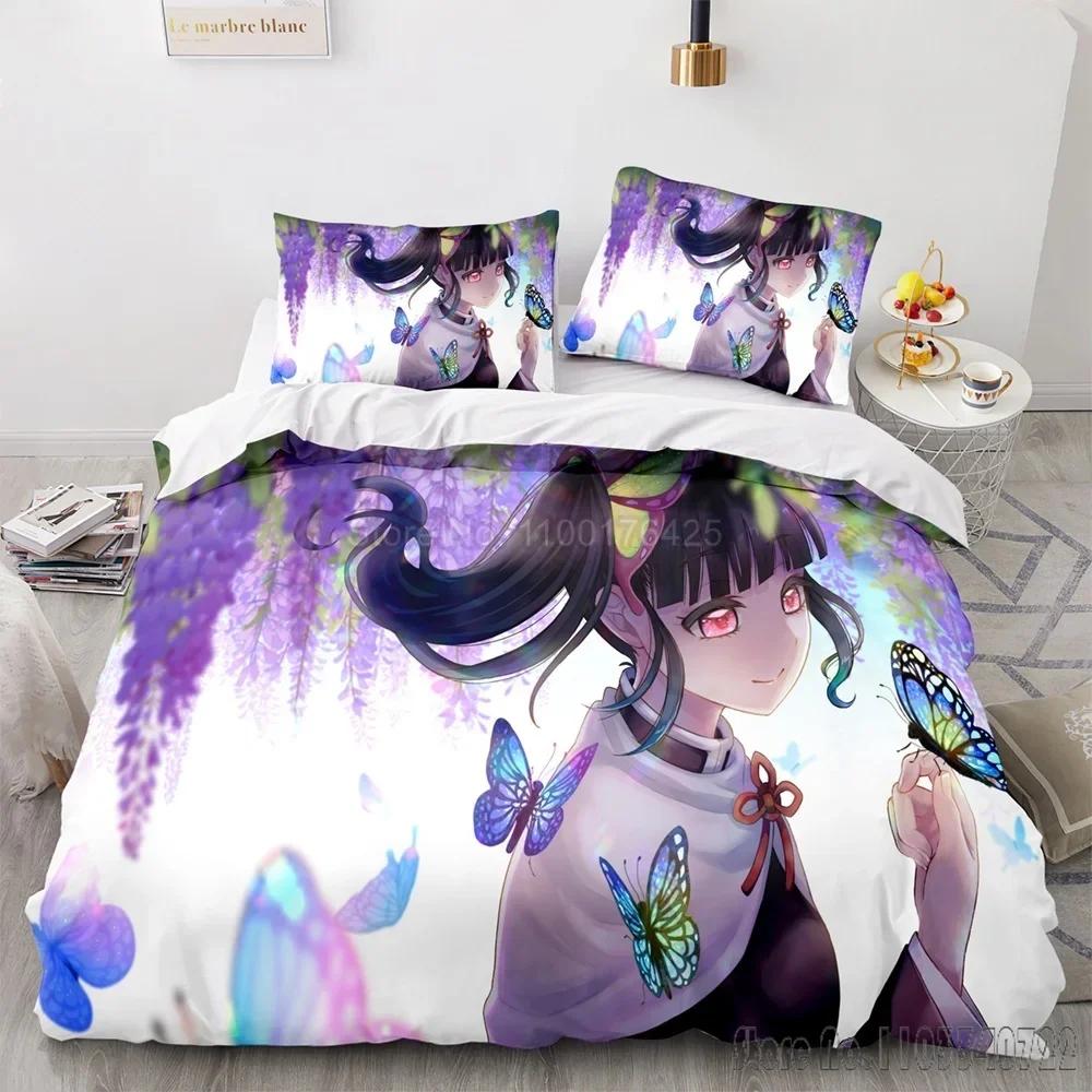 Comforter Demon Slayer Agatsuma Zenitsu Hd Comforter For Kids Bedding Sets Bedclothes Bedroom Decor