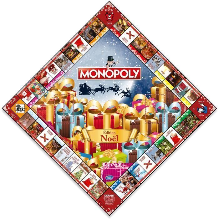 MONOPOLY NOEL - Jeu De Plateau - WINNING MOVES