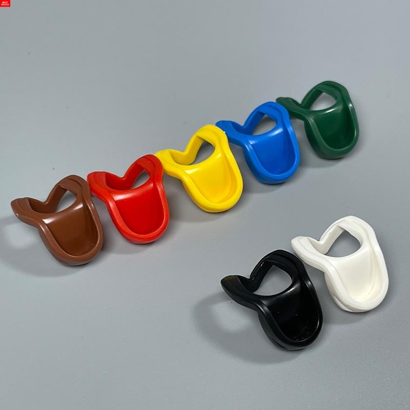 Peças MOC Cabeça Capuz Capacete Abaixado Figura 4cm Corpo Acessório de Roupa 30381 15428 blocos de construção brinquedos presentes para crianças