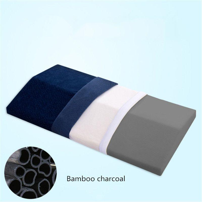 Premium Memory Foam Lumbar Support Wedge Pillow For Ultimate Back And Leg Comfort