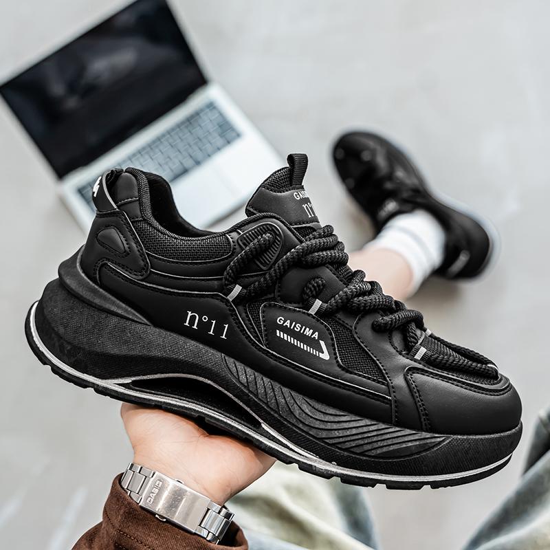 New Fashion New Men's Fashion Casual Low Top Sports Shoes Students Thick Sole Comfortable Sneakers Boys Male Classic Breathable Basketball Shoes