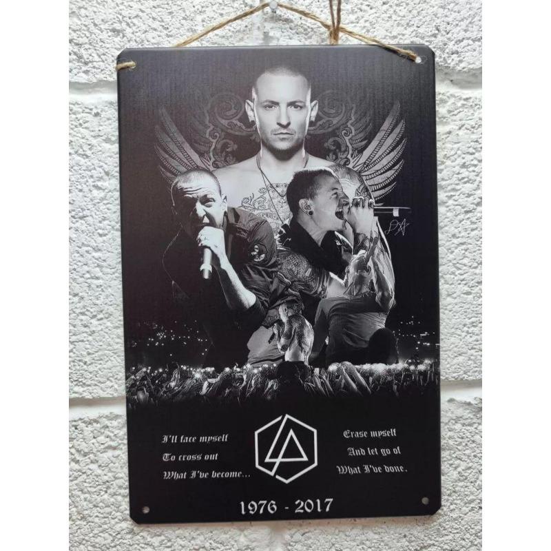 Металлическая табличка Linkin Park, Винтажный постер группы, Настенное искусство 30