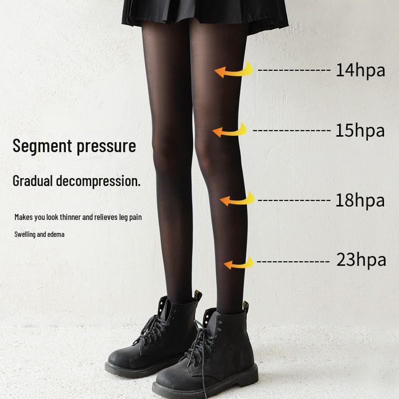 "Women's Slimming Black Stockings - Summer Thin Style"