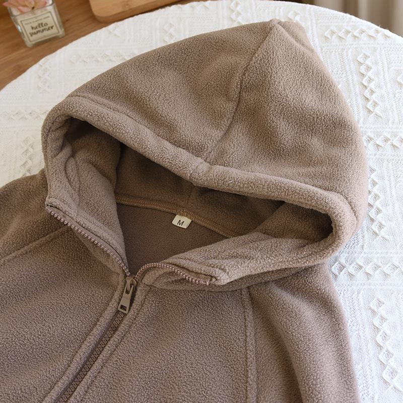 Couple's Fleece Pajamas: Warm Hooded Zip-Up for Men, Perfect for Fall and Winter Lounging or Outerwear.