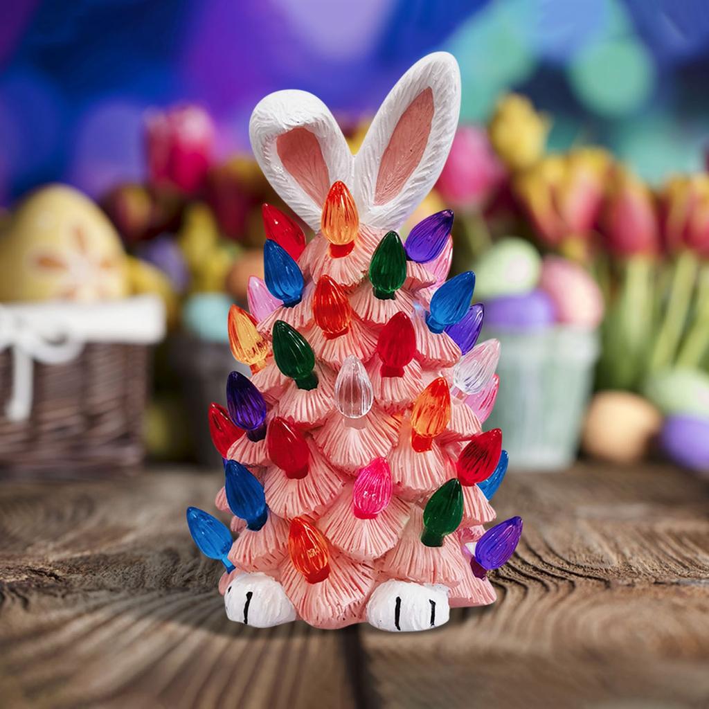 Tree Ornament Resin Ornament Easter Decoration Is Suitable For Indoor Spring Table Decoration