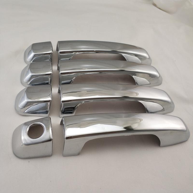 For Toyota Land Cruiser Prado FJ150 150 2010 2014 2015 2017 ABS Chrome Car Accessorie Door Handle Bowl Cover Trim Paste Style