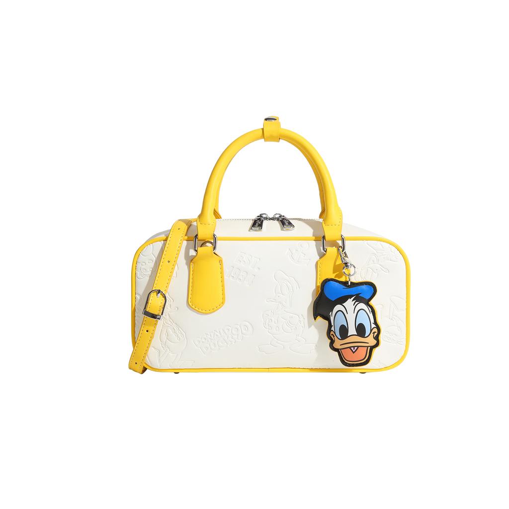New Disney Donald Duck Series PU Shoulder Bag, Crossbody Bag, Handbag Women's Yellow BMK-71566Y