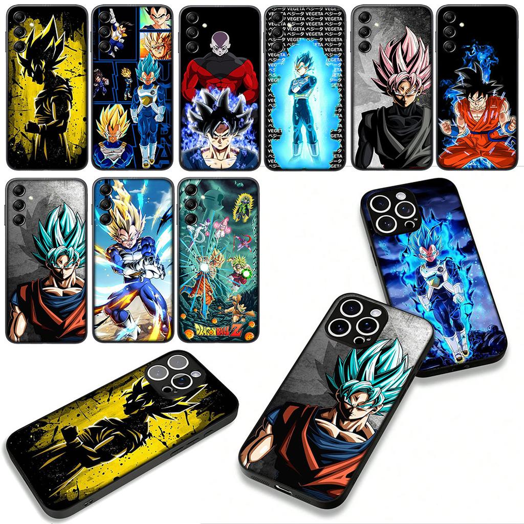 for Samsung Galaxy A25 A37 A57 A12 A14 A31 A50 A51 A70 A71 A72 A21S A04 M15 Note 20 9 8 10 Case Gokus Dragon Vegeta Ball Super