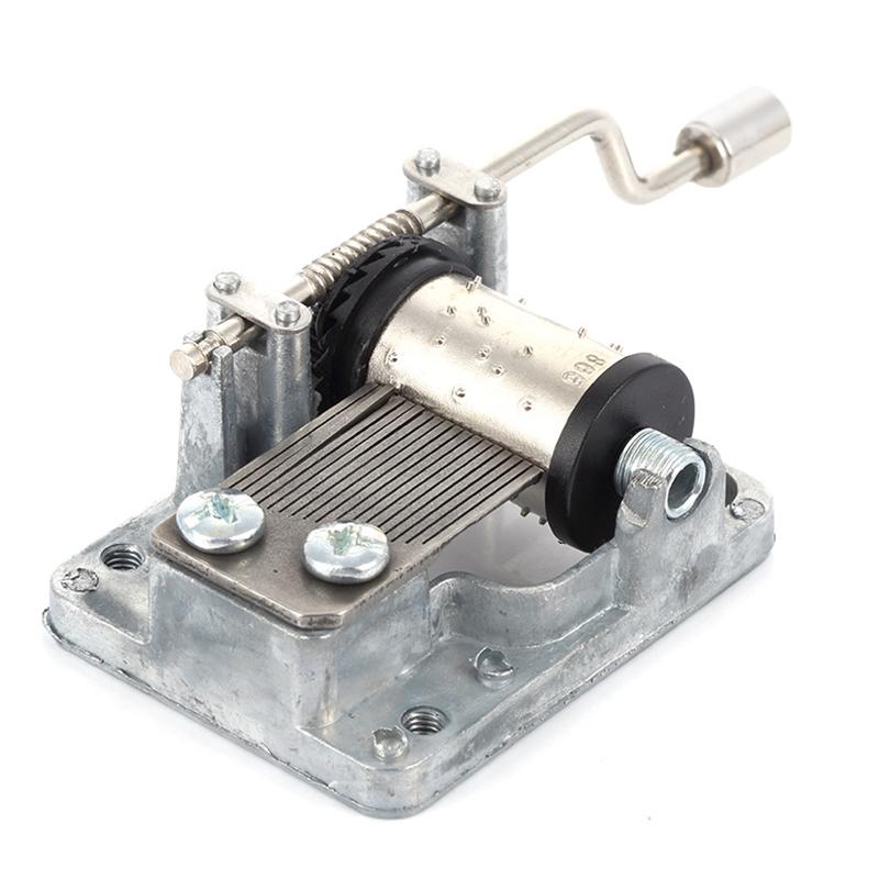 Ręcznie Nakręcany Mechanizm Pozytywki Metalowy Wahacz Mini Prezent DIY Muzyczny Mechaniczny Dekoracyjny Kolekcjonerski Dla Dziewczyny Chłopaka