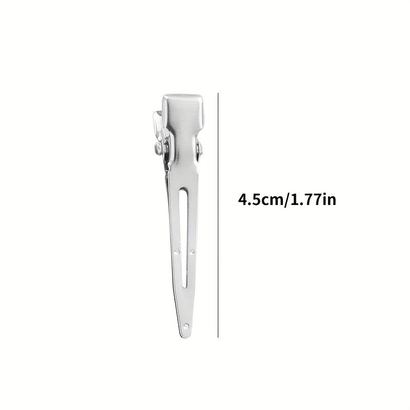 

10Pcs Metal Nail Art Auxiliary Positioning Clip Nail Piece French-style Duck Beak Clips Nail Film Piece Metal Positioning Clip
