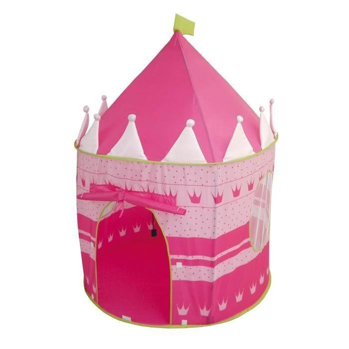 Tente de Jeu "Château de Princesse" ROBA pour Enfants - Rose - À Partir de 3 Ans