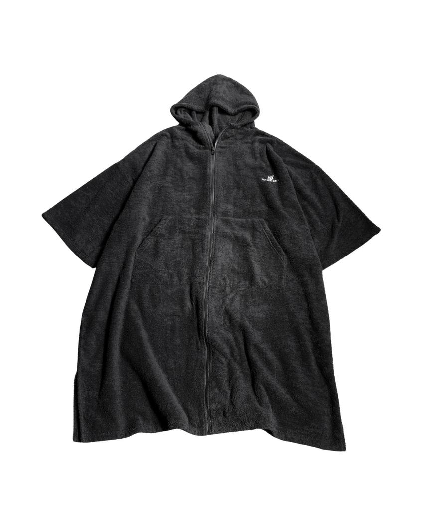 Antiqua Women's Sauna Poncho, PLS-0016, One Size 05, Black