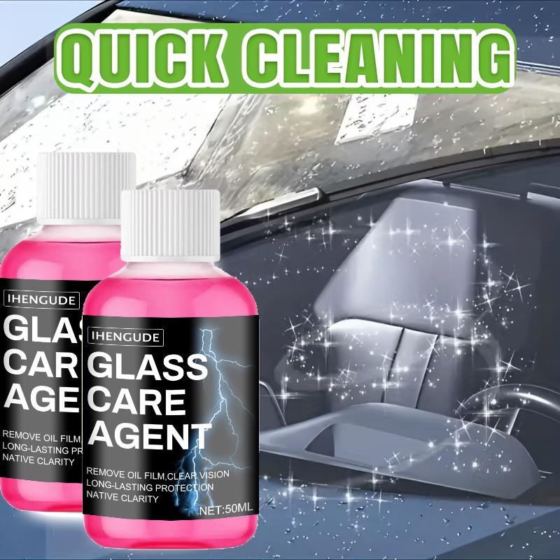 Concentrated Car Glass Coating Waterproof Windshield Wiper Fluid, Keeps Surfaces Smooth, Rainproof, and Anti-Fog Without Streaks, Quickly Re