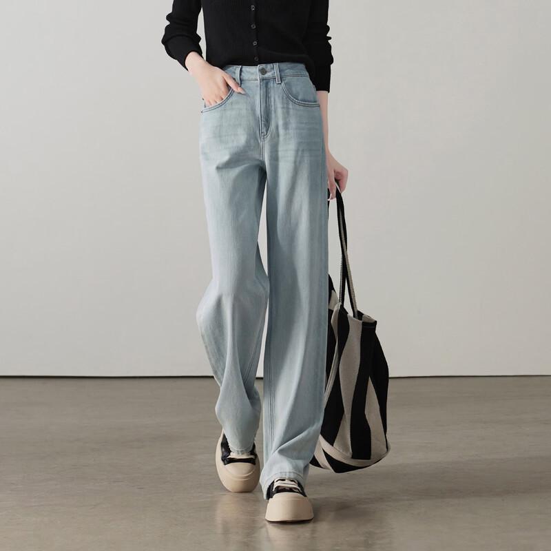 SOFSIL Women s High-Waist Straight Leg Jeans 31/XXXL