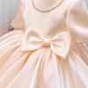 Mädchen Prinzessinnenkleid Champagner Formelles Kleid Hochzeitsfeier Aufführung Kinder Anlass