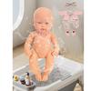 Realistic Baby Doll with Bunny Plush Toy Set