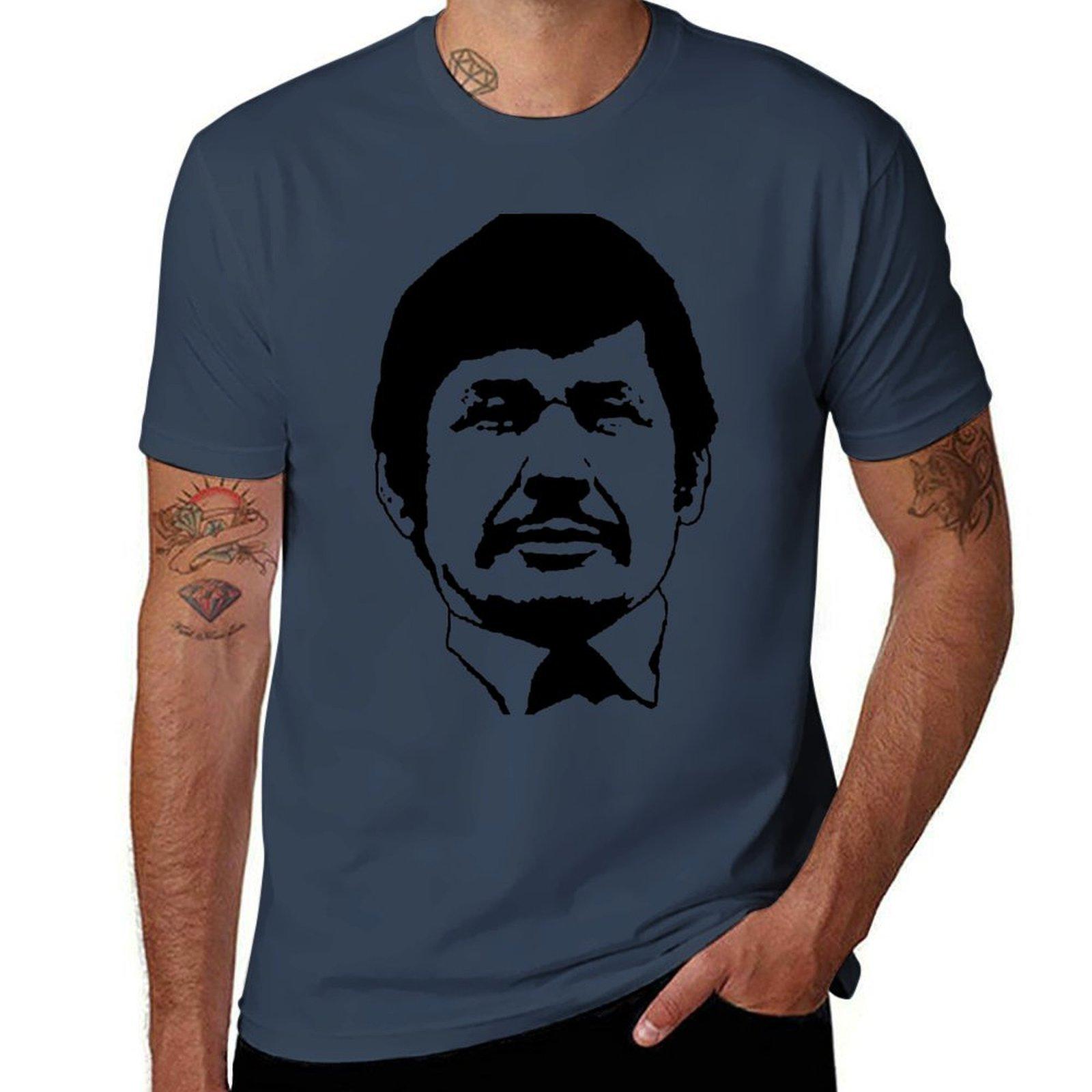 Charles Bronson Stencil Tshirt Holiday Vacation Tee Shirt S