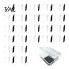 Acrylic Refrigerator Magnet Kits 5/6/8/10/15/20/24 Sets DIY Fridge Kit, Square Decoration with Adhesive Backing, Clear Picture Photo Holder Making Kit