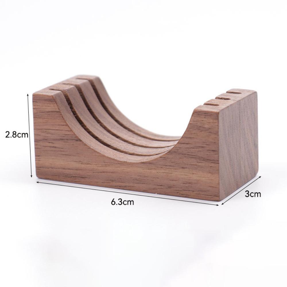 51MM/53MM/58MM Espresso Filter Storage Rack Wooden Coffee Puck Screen Stand Universal