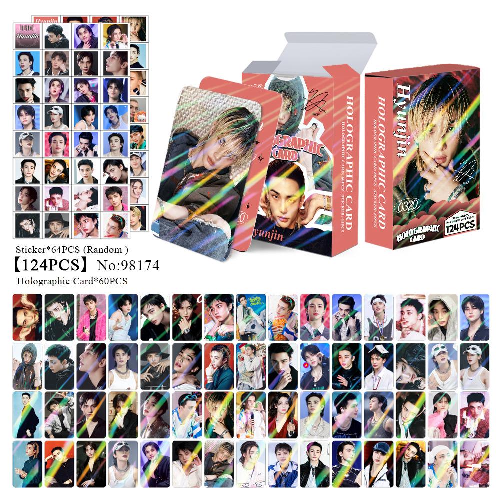 124Pcs  Card Stray Kids Card Boy Group Album "DO IT"Pocards Lomo Hyunjin Felix LeeKnow Han BangChan  Album Fans Gifts