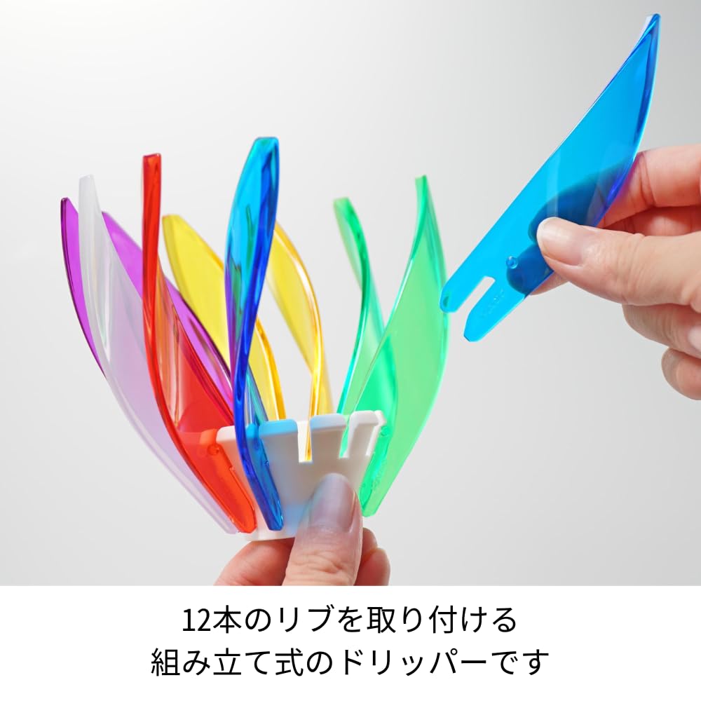 Hario V60 Dripper SUIREN 02 Rainbow Cups Coffee Hand Drip Rainbow Colorful 1~4 VDSU-02-NJ