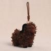 Curly Wool Plush Keychain Fluffy Bag Charm Cute Sheep Pendant  Office