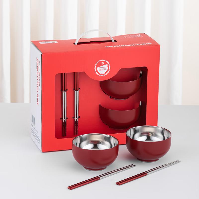 Jin Ming Li 304 Nerezová ocel Izolované nádobí Dárková sada