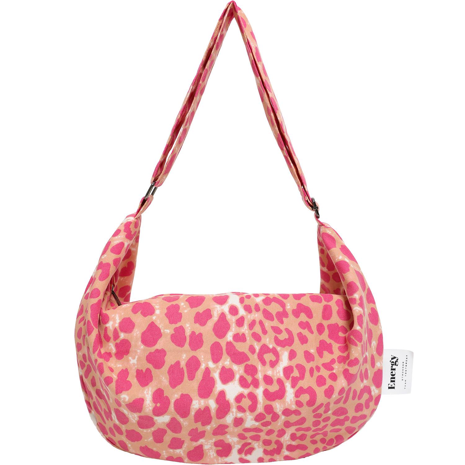 Женская сумка кроссбоди большой вместимости, нишевая сумка с клетчатой сумкой-тоут в стиле кэжуал и расслабленном стиле хаки/цветной печати леопарда