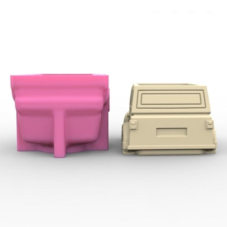 Concrete Molds Car Shaped DIY Vase Mold Suitable for Making Vase Succulent Vase
