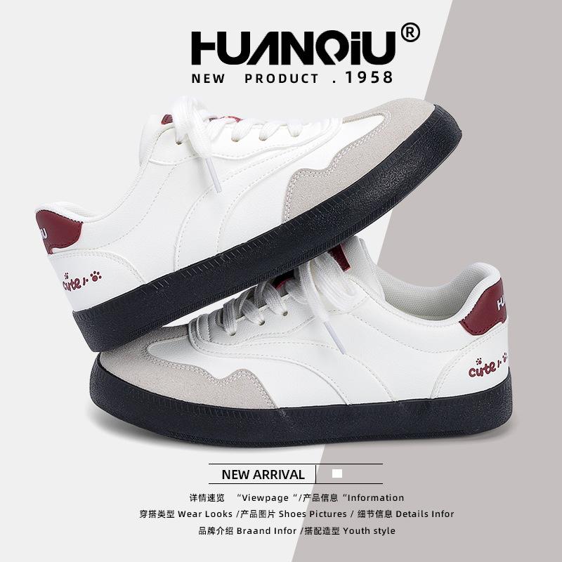 Global Niche Board Shoes Women's ZHQ-XA392 New Summer Versatile Little White Shoes Women's Light Casual Board Shoes Children