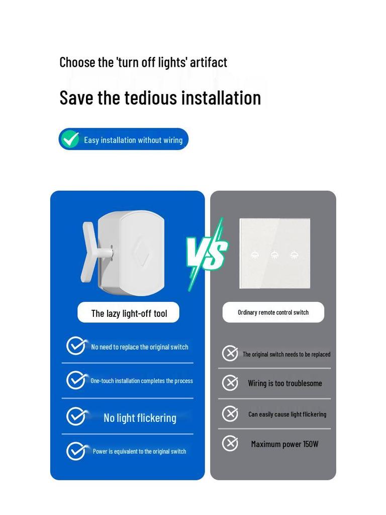 Lazy Person's Smart Wireless Remote Light Switch and Controller