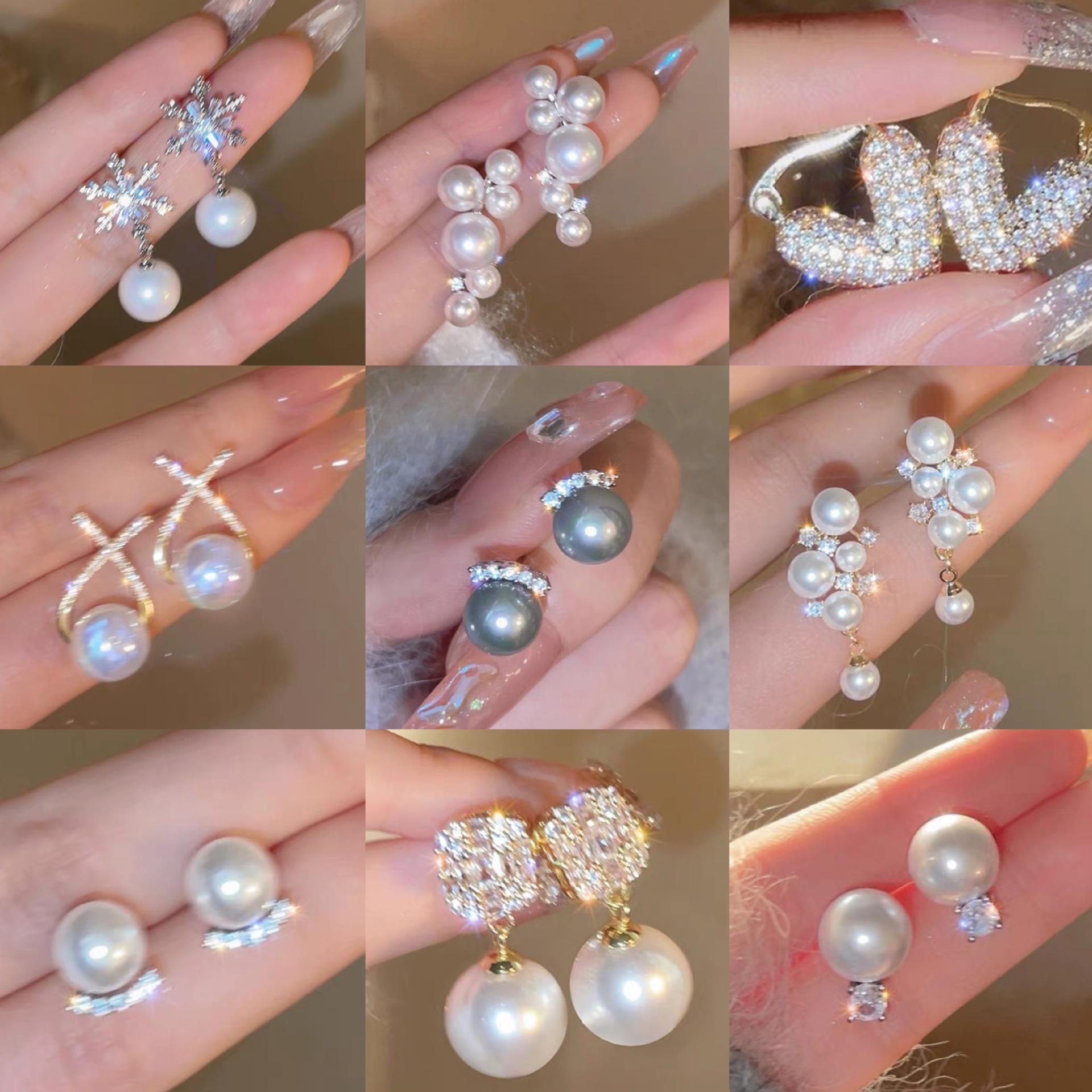 

GemChic женские серьги-гвоздики с иглой, серьги с имитацией циркона, винтажные модные изысканные серьги, ювелирные изделия на день рождения, Рождество, подарок