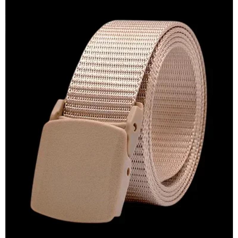 Automatic BuckleLight Comfortable Non-metal Military  NylonBelt Outdoor Hunting Multifunctional Tactical CanvasBelt High Quality