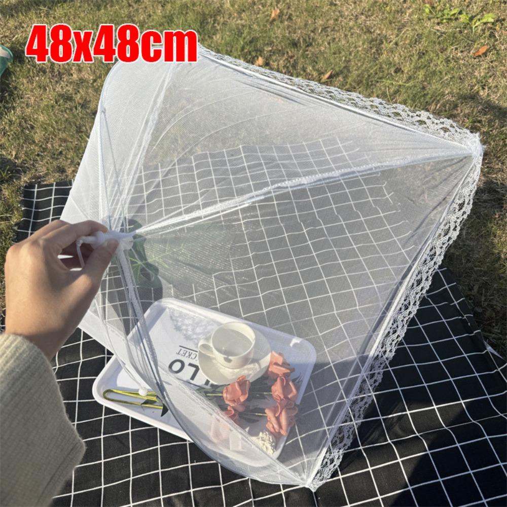 Durable Foldable Food Covers Breathable Anti Fly Mosquito Dining Table Mesh Cover Dustproof Fruit Picnic Protect Net