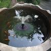 DOITOOL Solar Bird Bath Fountains, Lotus Leaf Shape Solar Fountain, Outdoor Dc Brushless Pump for Fish Pond Garden Bird Bath Decor, 7.87 X 7.87 X