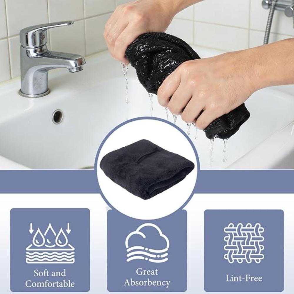 2PCS Super Absorbent Hand Towel Hanging Bath Towel Morden Round Kitchen Towel  Washbasin