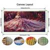 Beautiful Woman Rose Large Size Diamond Painting New Collection Pretty Girl Diy Full Drill Rhinestone Embroidery Mosaic Cross Stitch Kits