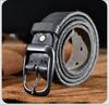 Men's Vintage Genuine Cowhide Leather Pin Buckle Belt - Versatile and Casual for Jeans