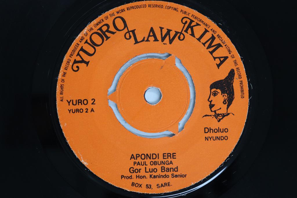 7inch Record GOR LUO BAND - Apondi Ere / Rosito YURO2 YUORO LAW KIMA Kenya World Music Used