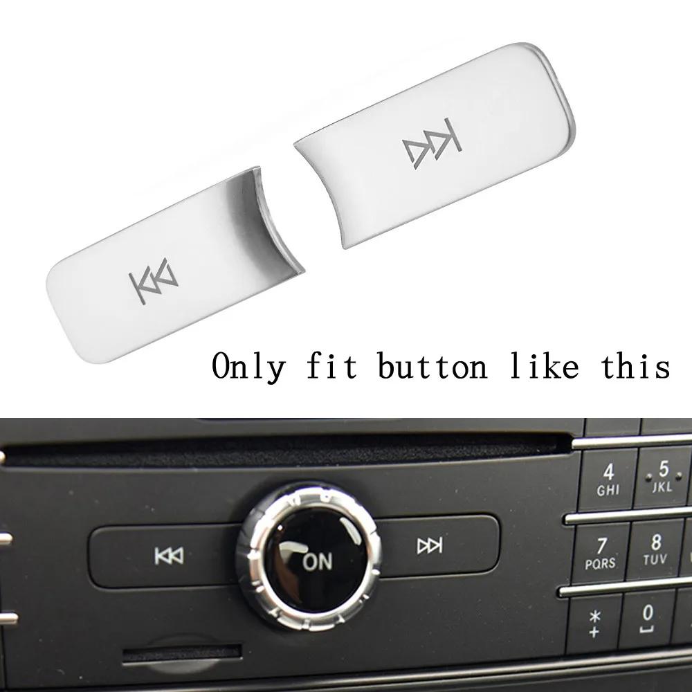Bilkonsol Multimedia Volymknapp Trim Sekvensöverdrag Klistermärke För Mercedes Benz A B C E GLA CIA ML GL SLK W176 W245 W204 W212