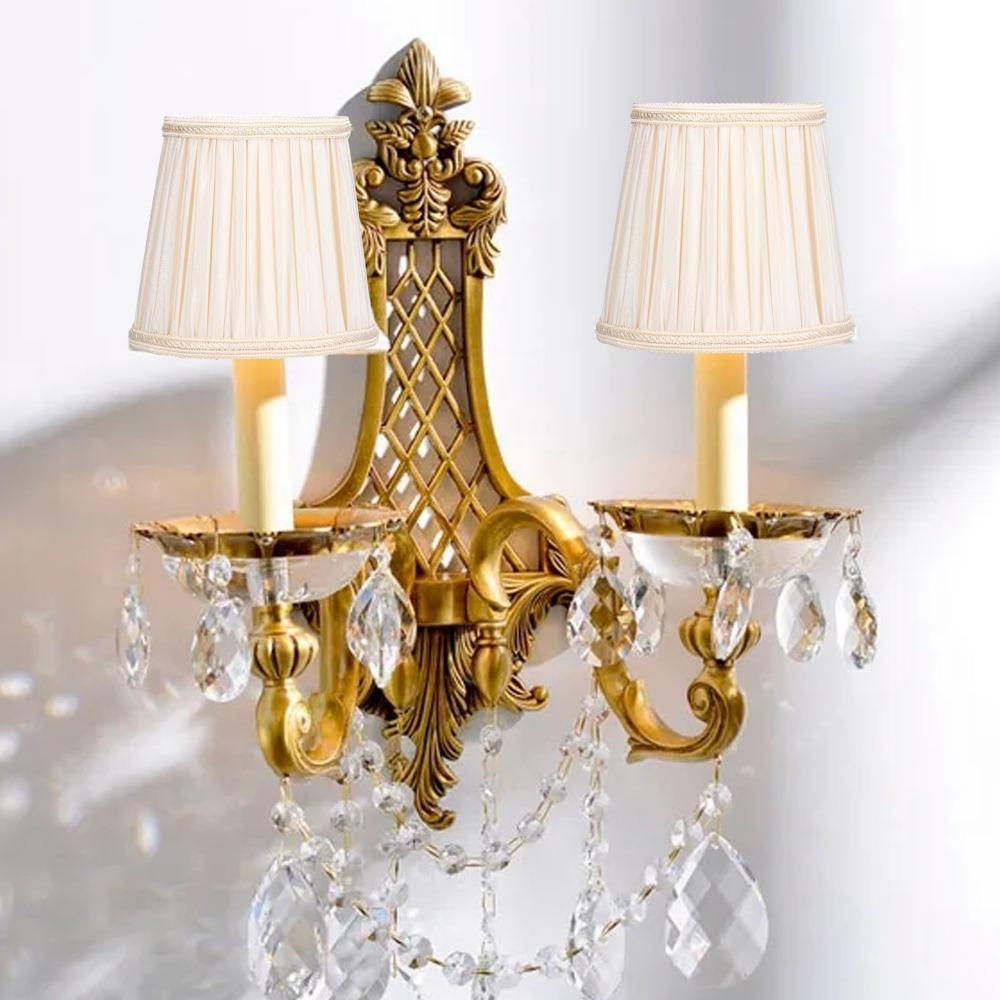 2PCS Clip On Design Lamp Cover 5.5 Inch Height Small Lamp Shades Simple Lampshade  Floor Lamp