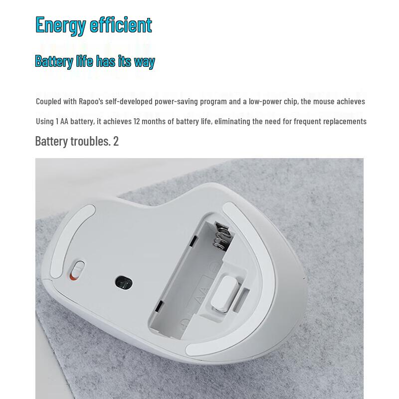 Rapoo M50 PLUS Silent Wireless Optical Mouse