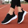 New Spring and Summer Solid Color Casual Shoes Soft Sole Fashion Korean Version Flying Woven Shoes Light Mouth Sports Shoes Women's Picnic Camping