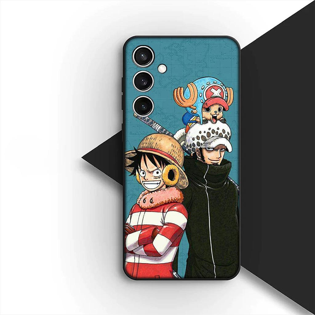Cover for Apple iPhone 17 16 14 15 Plus Pro Max 16E ProMax + 15Plus 15+ 16+ Phone Case Zoro Trafalgar Water Law One Piece Luffy